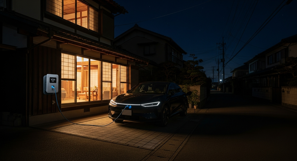 EV and V2H during a blackout